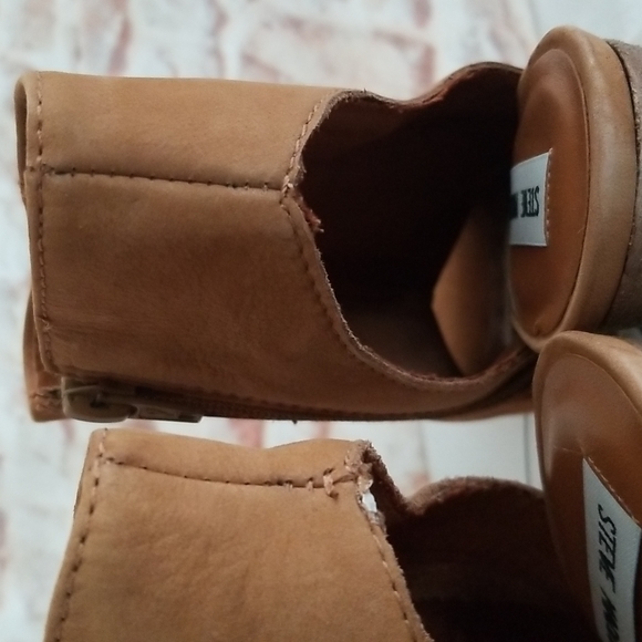 New Steve Madden Tulusa Peep Toe Booties - Picture 8 of 10